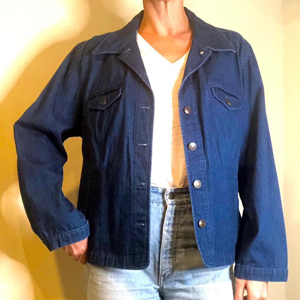 Talbots Denim Barn Jacket - L